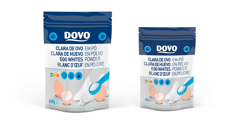 clara de ovo em pó Dovo