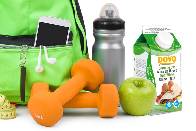 Claras de ovo Dovo, o aliado na alimentação desportiva