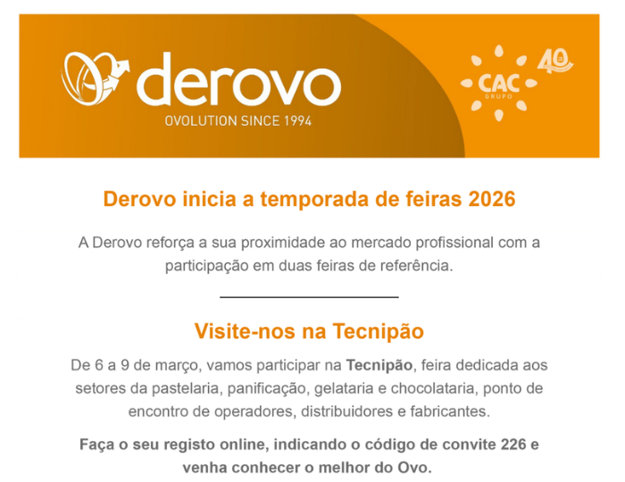 newsletter derovo